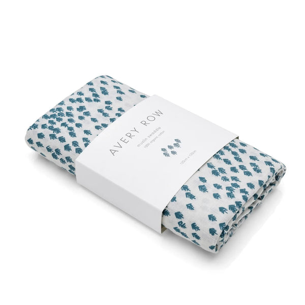 Organic Baby Muslin Swaddle - Nordic Forest