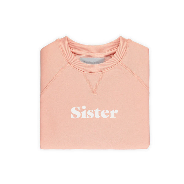 Bob and Blossom - Coral Pink 'sister' Sweatshirt