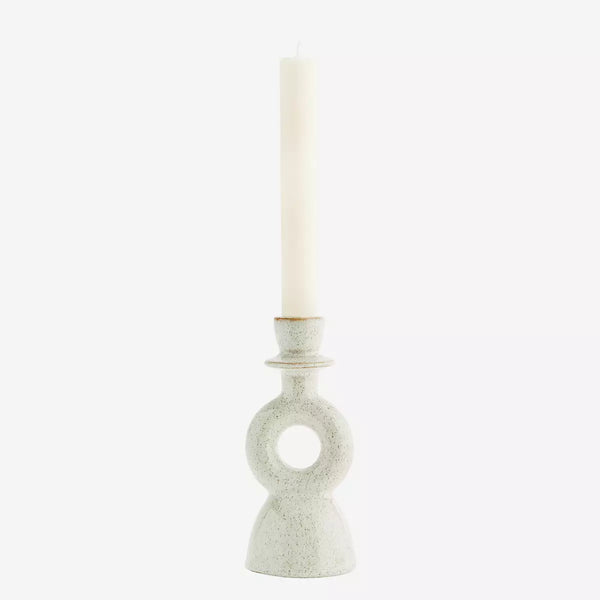 Stoneware Candle Holder