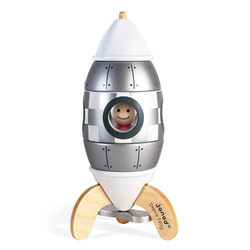 Janod - Silver Magnetic Rocket Kit