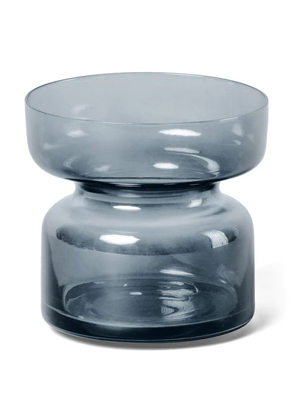 - Glass Tea Light Holder In Sapphire