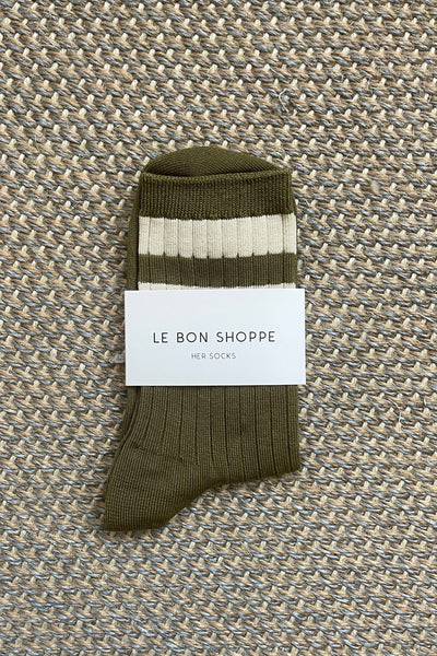 Le Bon Shoppe - Her Socks - Varsity Fern