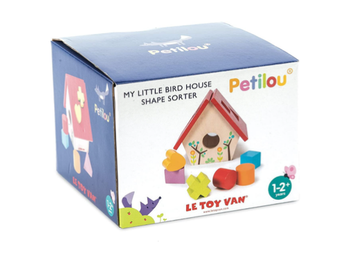 Le Toy Van My Little Bird House Shape sort 