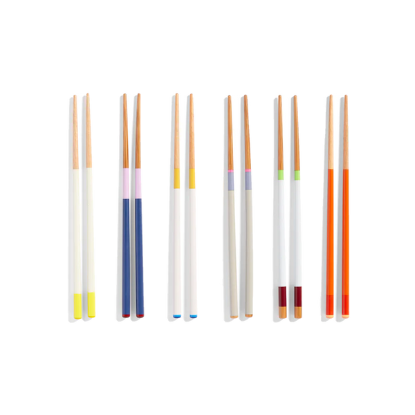 HAY - Colourful Chopsticks Set Of 6