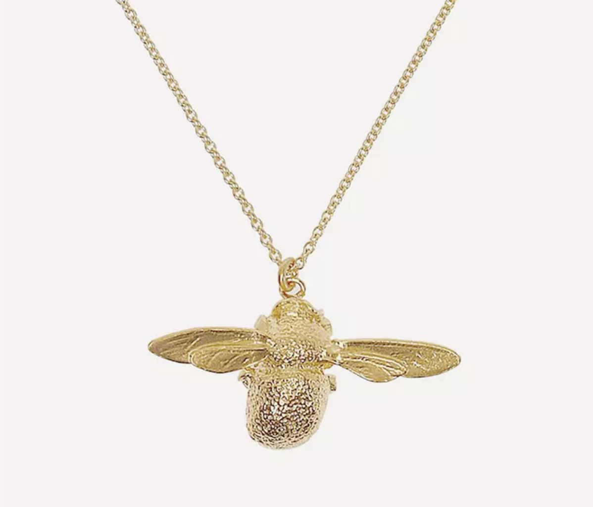 Alex Monroe Gold-Plated Bumblebee Necklace