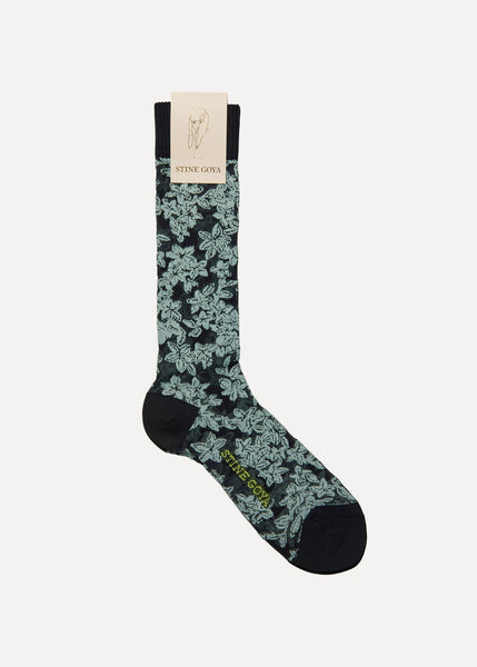 Lelu Long Socks - Ivy Floral