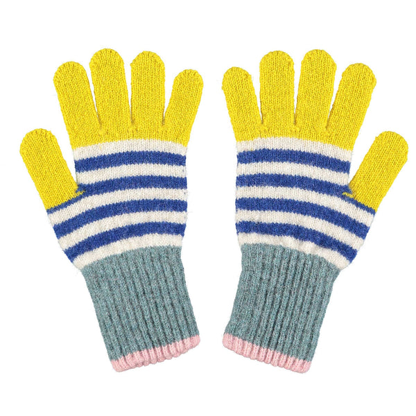 Kids' Yellow & Blue Gloves