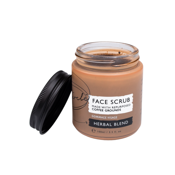 UpCircle Face Scrub with Coffee & Rosehip Oil - Herbal Blend