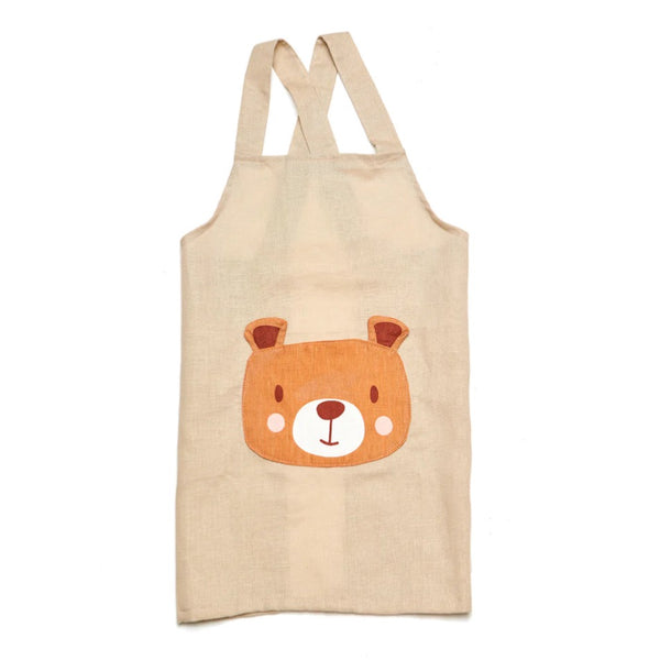 Bear Linen Apron Tender Leaf Toys