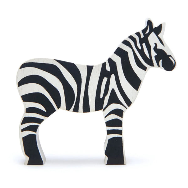 Wooden Zebra Tender Leaf Toys