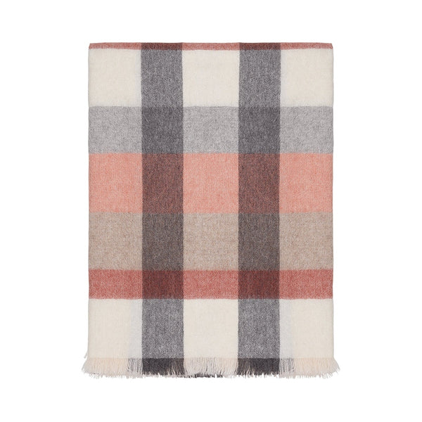 Elvang Intersection Plaid Wol Rusty Red