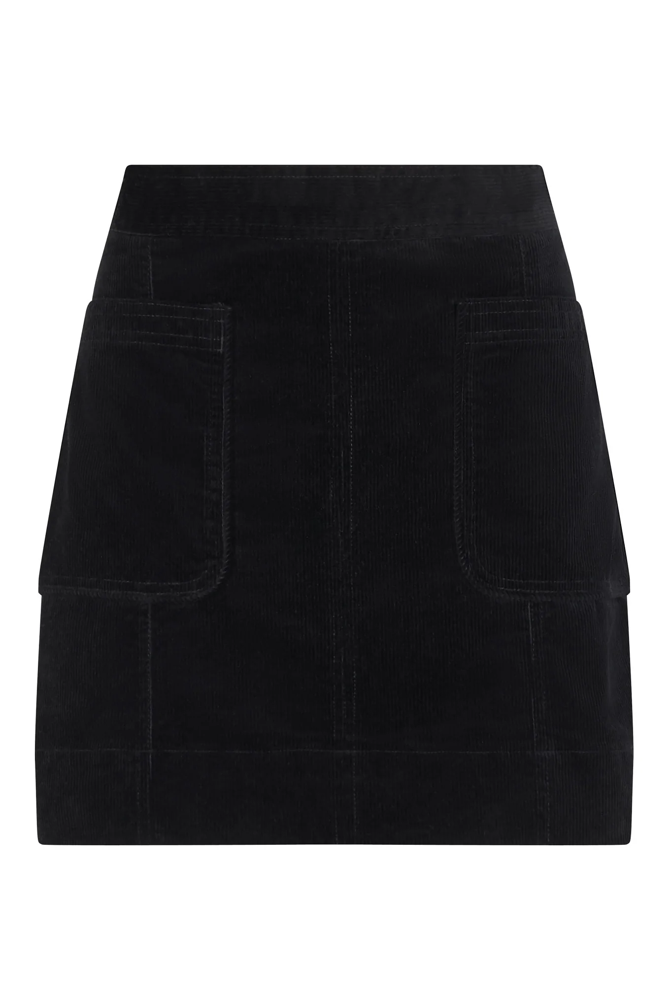 Komodo Black Corduroy Suki Mini Skirt 
