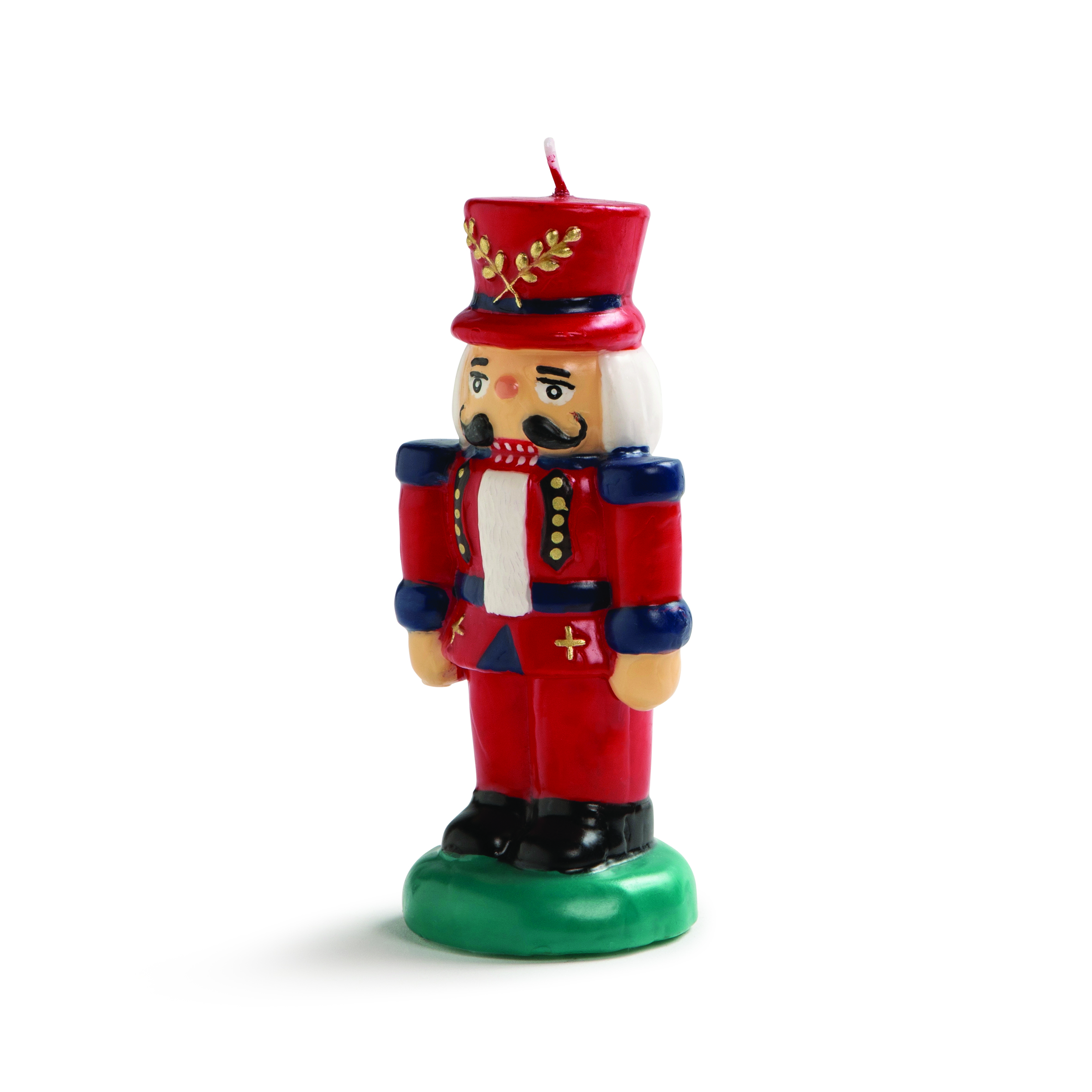 &klevering Nutcracker Candle in Red