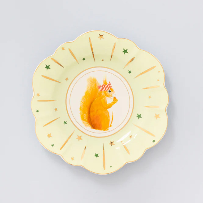 Yvonne Ellen Squirrel Plate