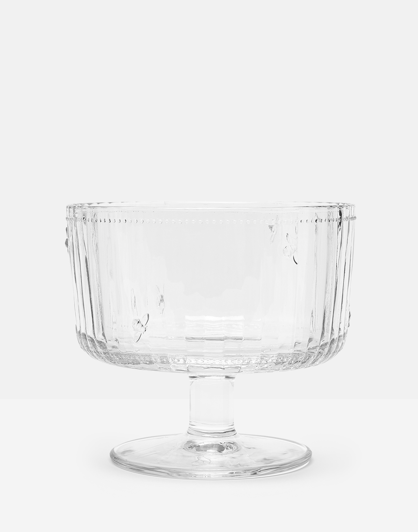 Bee Glass Trifle Bowl