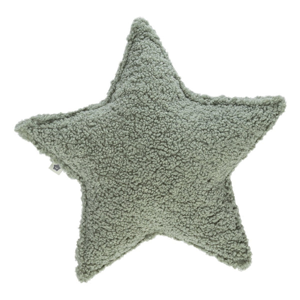 Eucalyptus Green Star Teddy Cushion