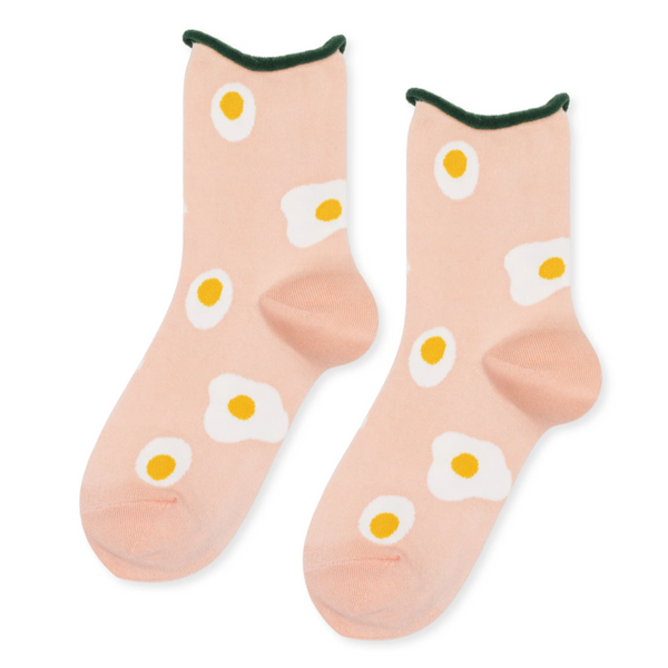 Eggs Two Ways Crew Socks Hansel From Basel