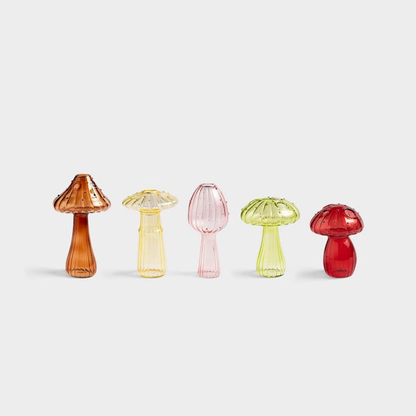 Glass Mushroom Vase