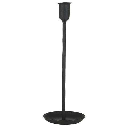 Tall Black Metal Candle Holder