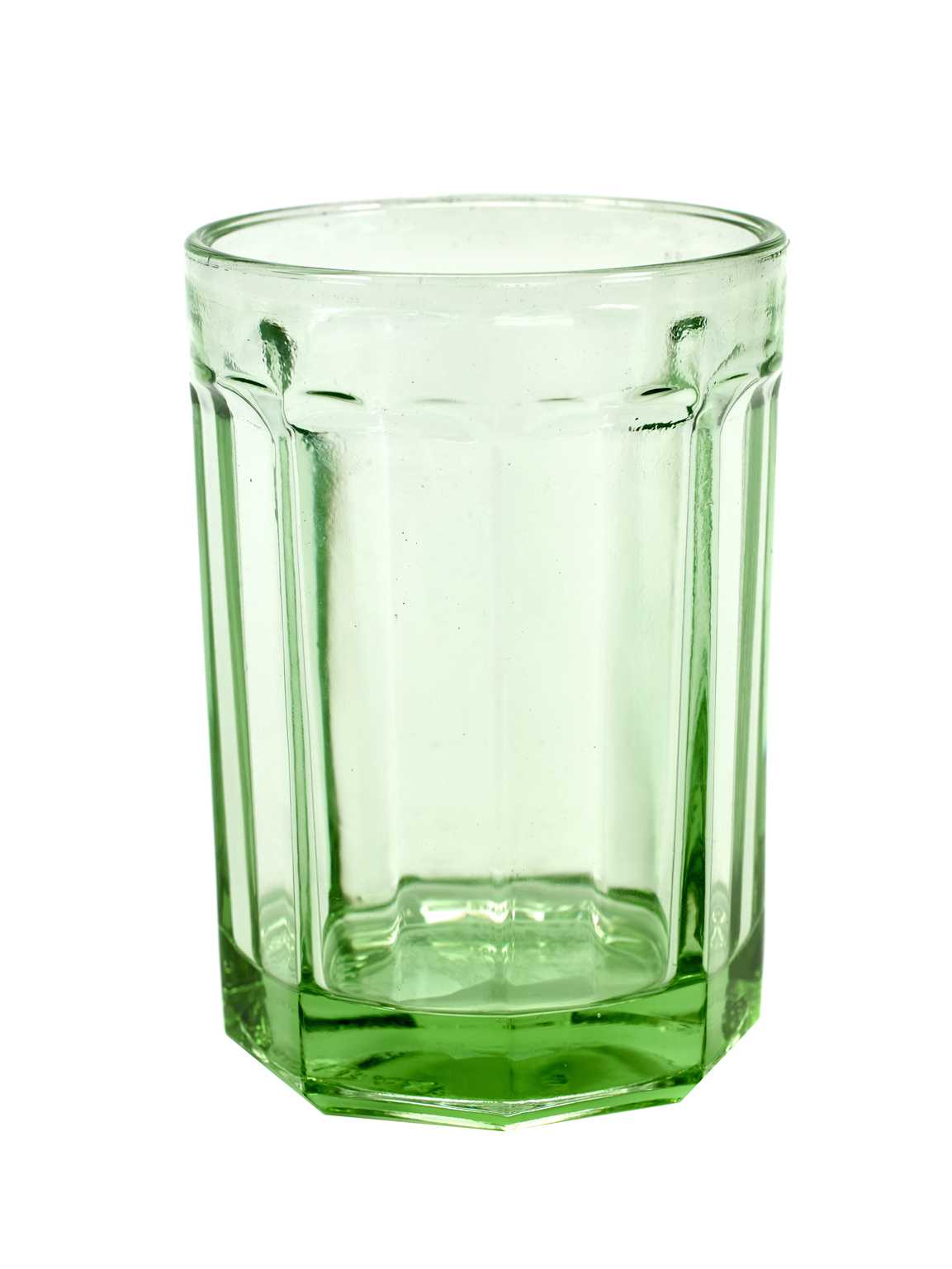 Serax Glass L Transparent Green - Fish & Fish