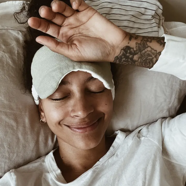 Zero Waste Linen Cotton Eye Mask | Sage