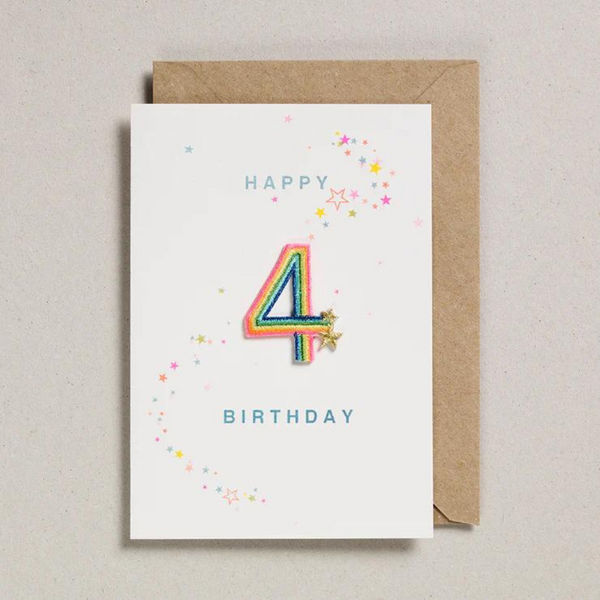 : Rainbow Patch Birthday Card - 4