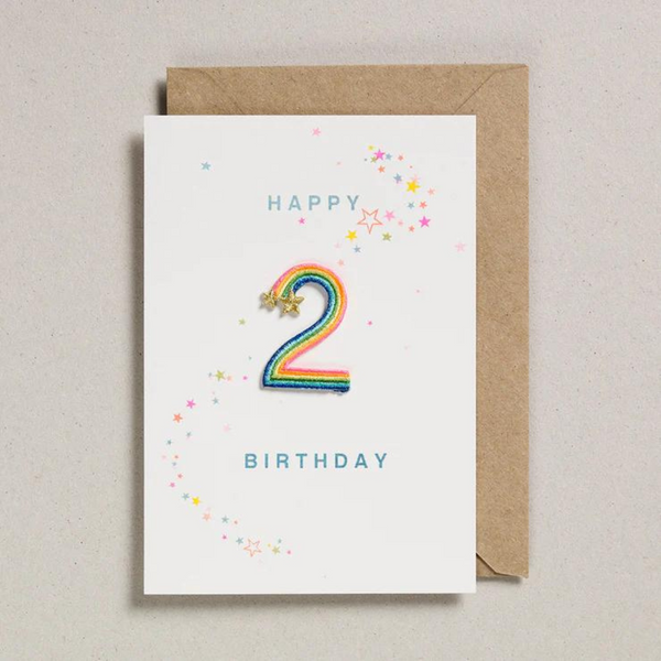 : Rainbow Patch Birthday Card - 2