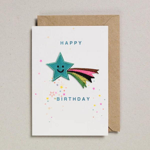 : Patch Card - Birthday Shooting Star