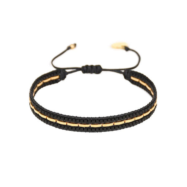 Blaze Bracelet - Black/gold