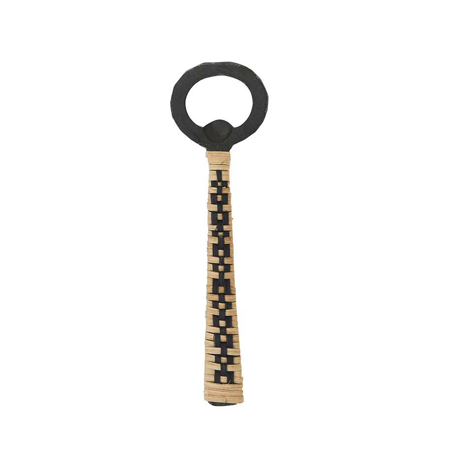 Black Natural Iron Bottle Opener