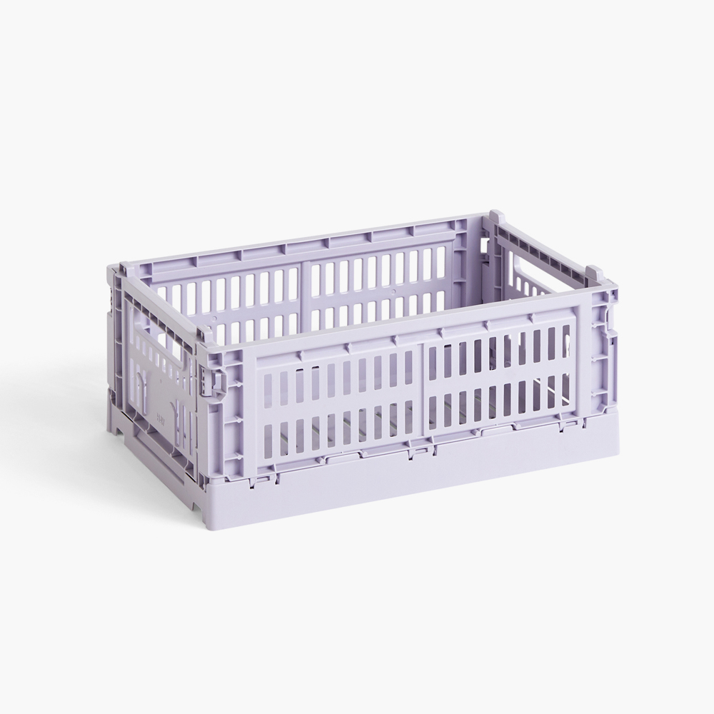 HAY Recycled Small Colour Crate - Lavender 