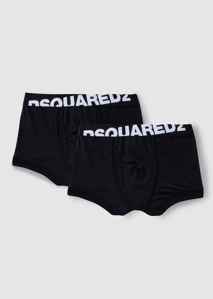 Black Mens Logo Trunk Twinpack