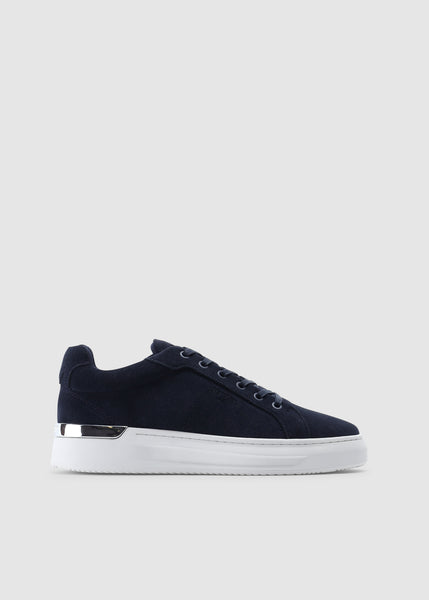 Navy Mallet Mens Grftr Suede Trainers