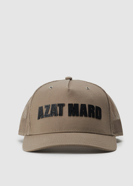 Taupe Mens Trucker Cap