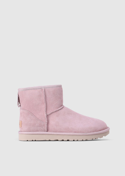 Rose Grey Womens Classic Mini Boot