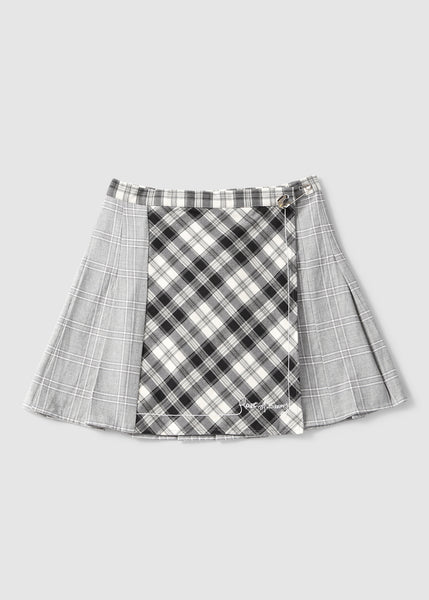 House of Sunny Steel Grey Womens The Victoria Pleated Skirt