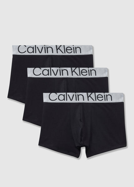 Pack of 3 Black Trunks Mens Underwear