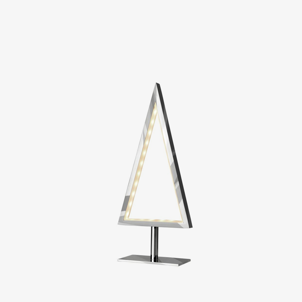 Small Table Lamp Pine-S LED Christmas Decoration - Silver