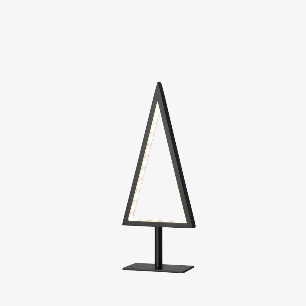 Small Table Lamp Pine-S LED Christmas Decoration - Black