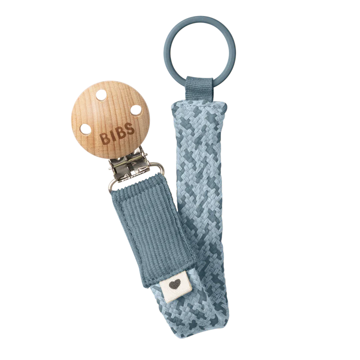 Pacifier holder - Petrol E Baby Blue