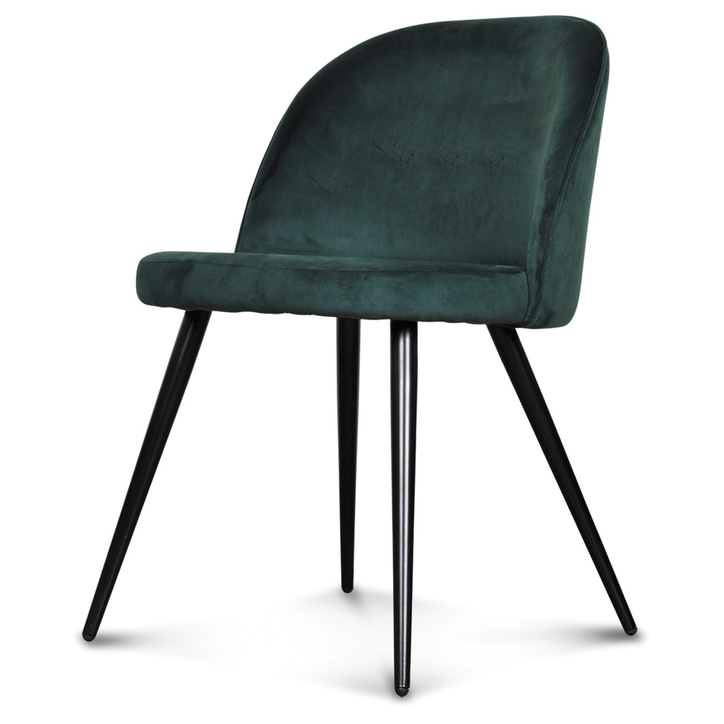 chaise-en-velours-vert-menthe