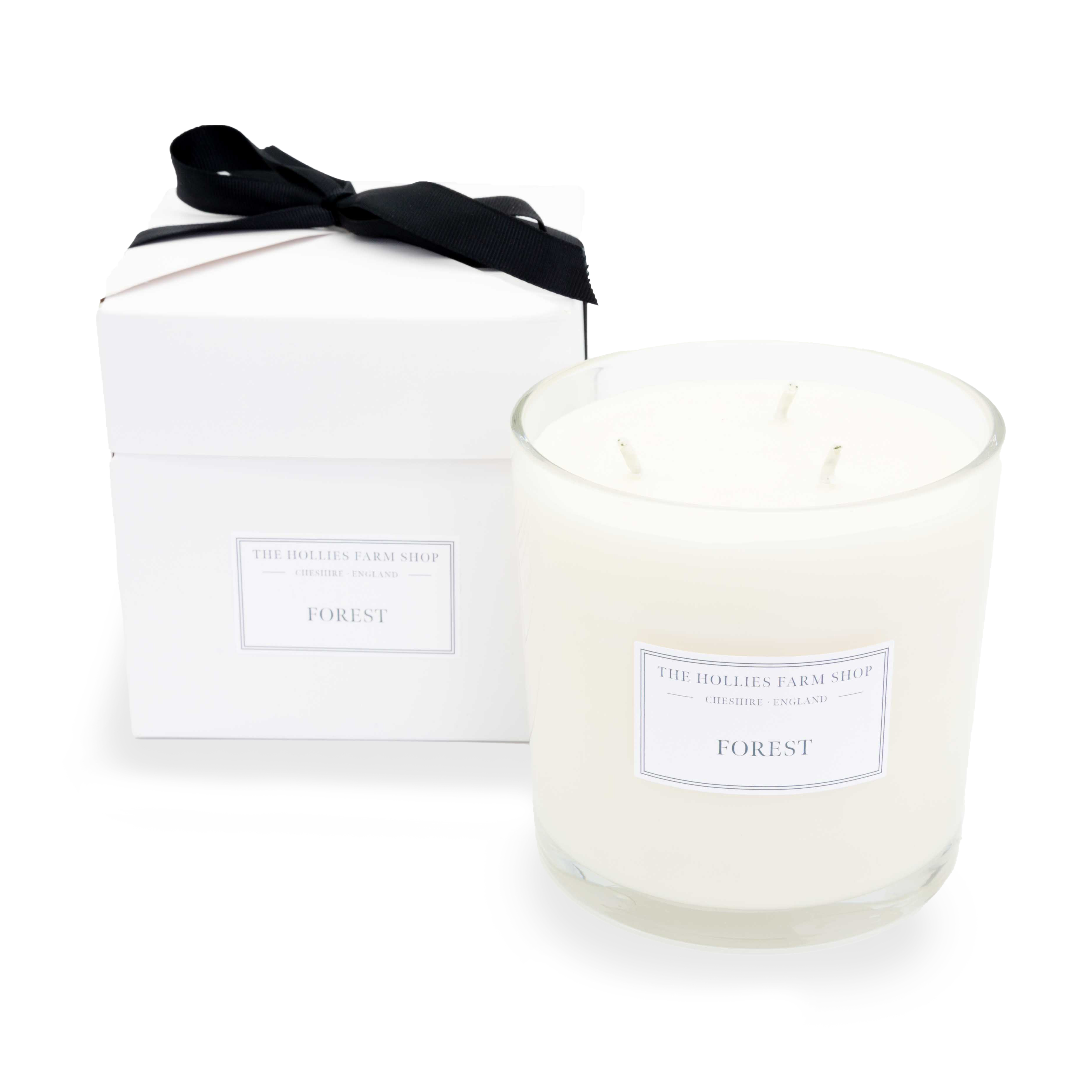 The Hollies Farm Shop 3 Wick Candle | Forest