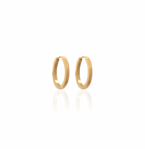 A Weathered Penny  Gold Lennox Hoops