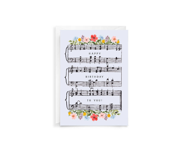 Birthday Song Card