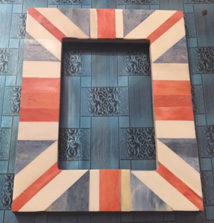 Union Jack Picture Frame - 5 X 7&quot