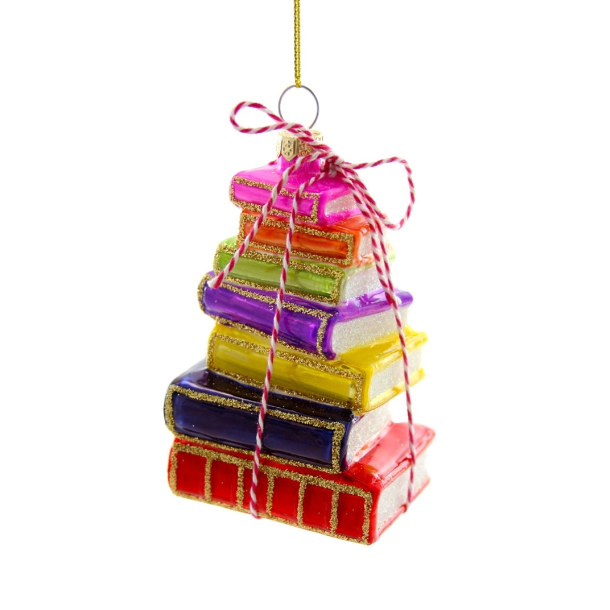 Cody Foster & Co Book Stack Tree Ornament