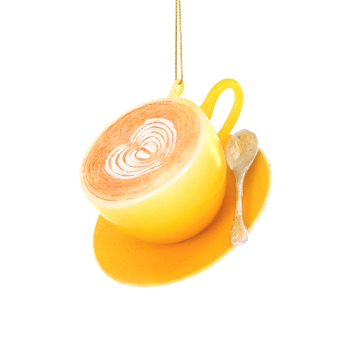 Cafe Au Lait Yellow Tree Ornament