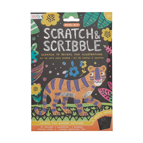 Ooly Mini Jungle Fun Scratch & Scribble