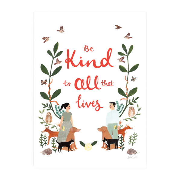 Jade Fisher Kindness A3 Art Print