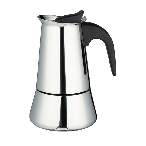 Grunwerg Café Olé - 4 Cup Espresso Maker, Stainless Steel